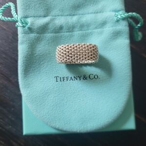 Tiffany & Co. Silver Mesh Ring